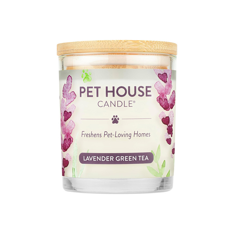 custom logo Pet House Candle 100% Plant-Based Wax Candle Pet Odor Eliminator Air Freshening Scented Candles