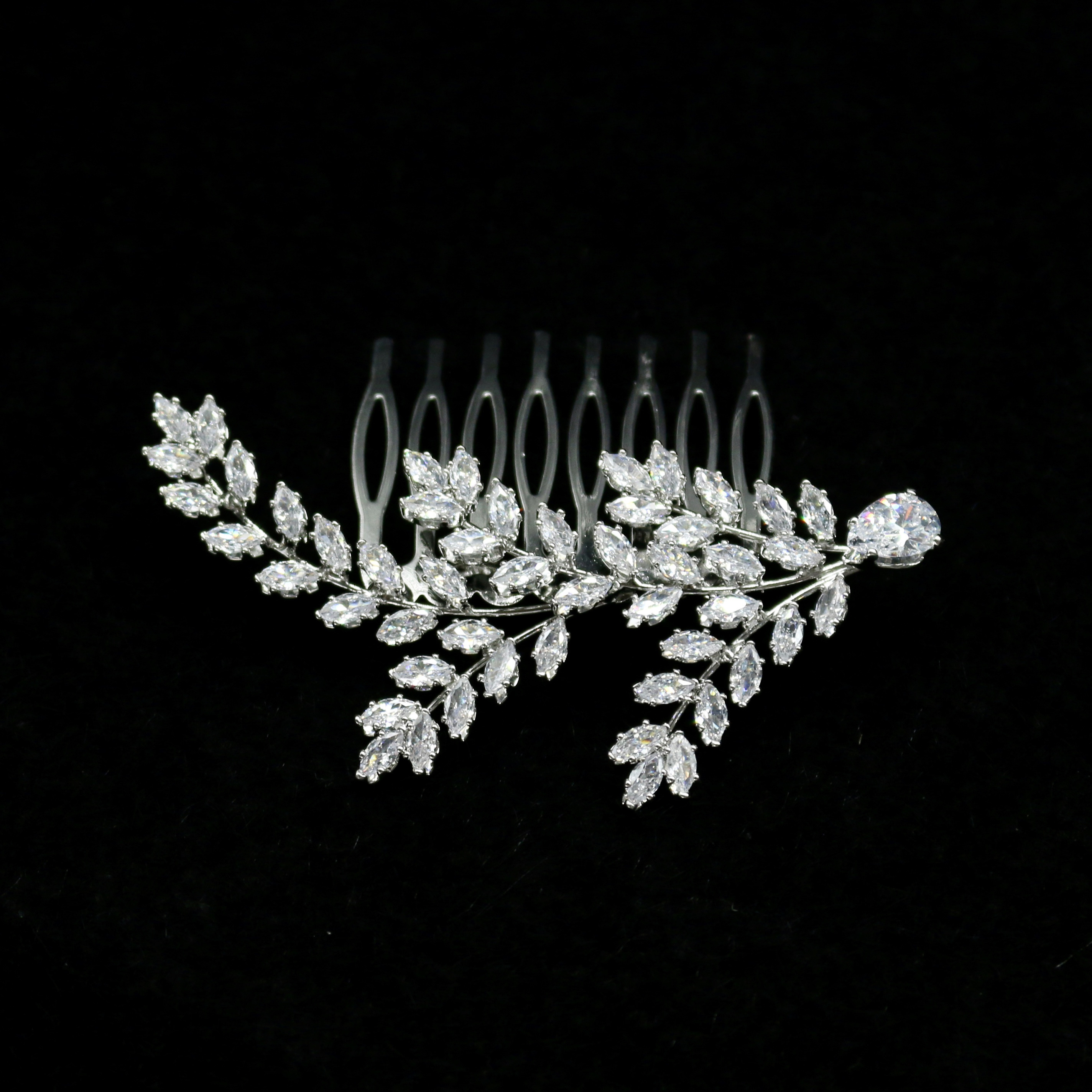 New Simple Shinning Bride Hair Jewelry Hair Accessories Hot sale Bridal Hair Comb For Wedding