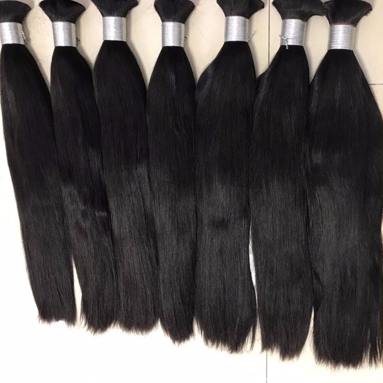 unweft hair bulk100% human tangle free cheap virgin brazilian bulk hair extensions without weft