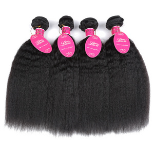 YL KBL Wholesale kinky straight brazilian virgin hair , kinky straight yaki hair weave , kinky straight remy hair ponytail