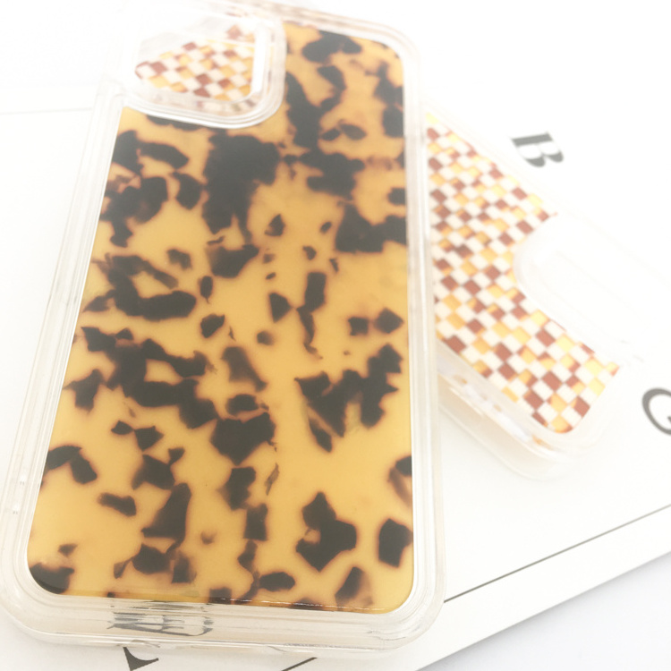 CANYUAN 2021 New Acetate Phone Case Tortoiseshell Plaid Mobile Phone Case Customized Mobile Phone Case