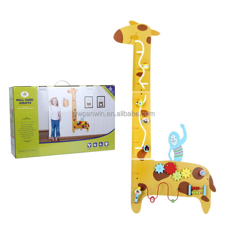 Dinosaur Wooden Busy Board Panels Fun and Educational Toy for Kids Easy to Install Wall Mounted Interactive Board Games