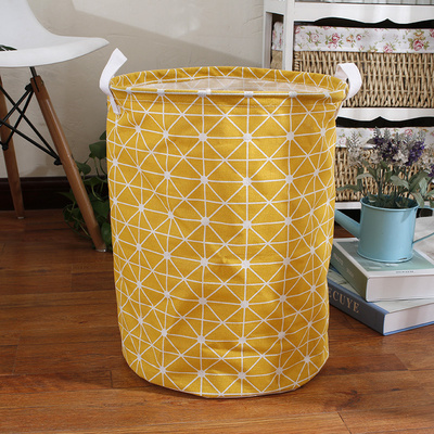 Large Laundry Storage Baskets Canvas Hampers Collapsible Convenient Home Organizer Containers Laundry Basket Organizer