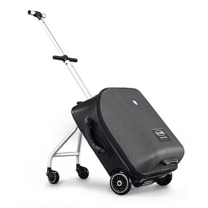 2 in 1 Travel Softside Luggage With Detachable Baby Stroller Spinner With Wheels Checked-Medium 20-Inch Customizable