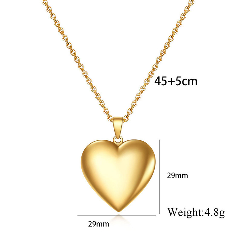 2021 Fashion Jewelry Stainless Steel Lockets For Photos Pendant Necklace For Women