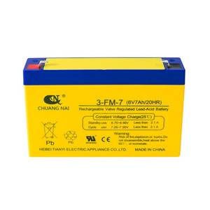 TINAYI Lead-Acid Battery 6V 7AH 20HR Rechargeable battery For kids Electric vehicle