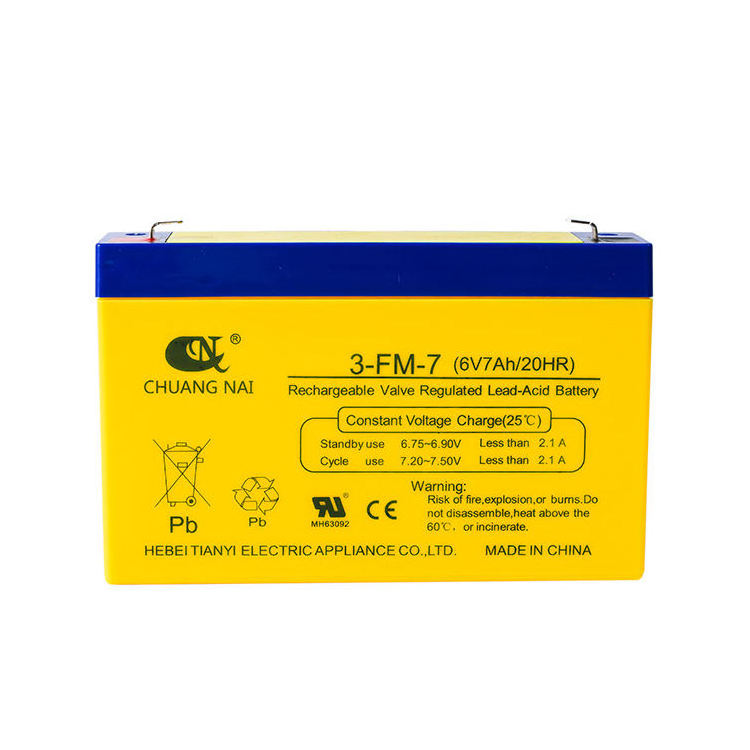 TINAYI Lead-Acid Battery 6V 7AH 20HR Rechargeable battery For kids Electric vehicle