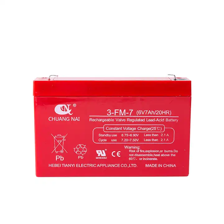 TIANYI Lead-Acid Battery 6v 7ah 20hr For Kids Electric Vehicle Electronic Scale