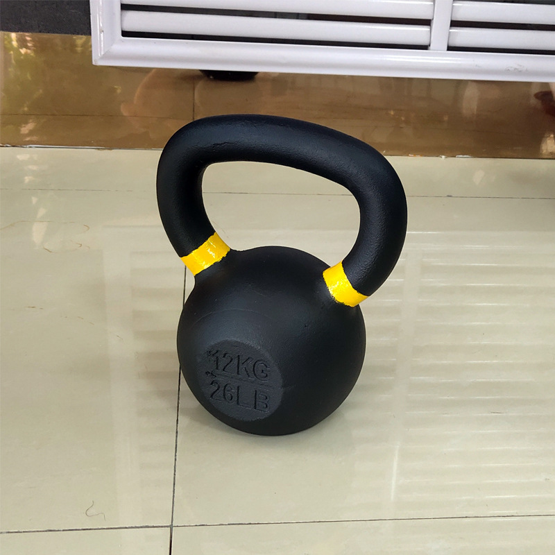 wholesale home gym use powder coated cast iron kettlebell set