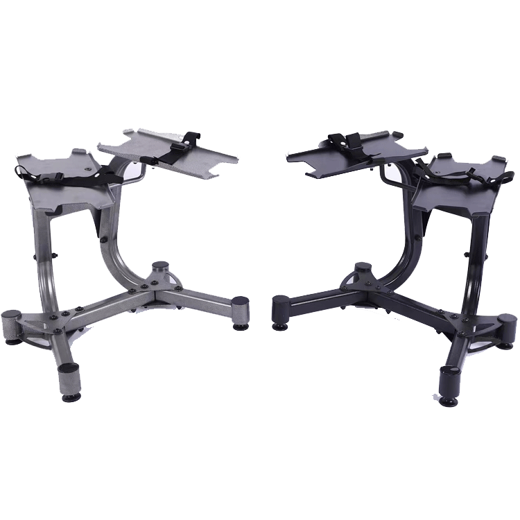 Dumbbell stand 2023 24kg 40kg 52.5lb 90lbs 552 iron double adjustable dumbbell stand rack set In stock