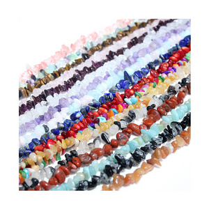 Custom Packing Colorful Loose irregular Natural Crystal Chips Gemstone Beads for Jewelry Making