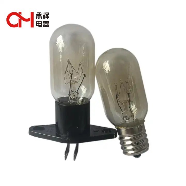 High quality T22 indicator oven light bulb 15w e14 240v 300 degree heat resistant lamp microwave oven bulb