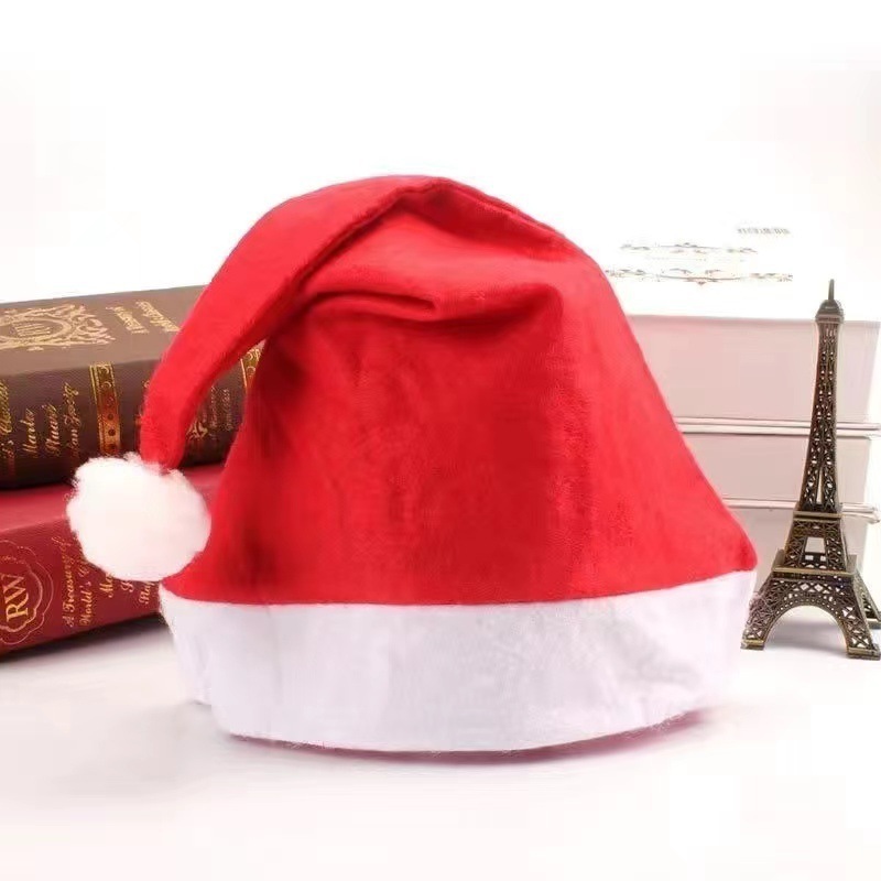 CY Flashing Light-Up Santa Hat Merry Christmas Comfort Classic Santa Hat For  Holiday Party Decor