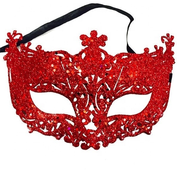 CY Luxury Gold  for Mardi Gras Halloween Party Women Girls Sexy  Eye Mask carnival Masquerade Mask