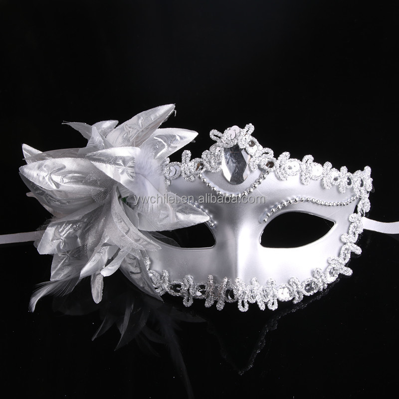 New high-end Italian fashion show mask Venice side flower ball mask