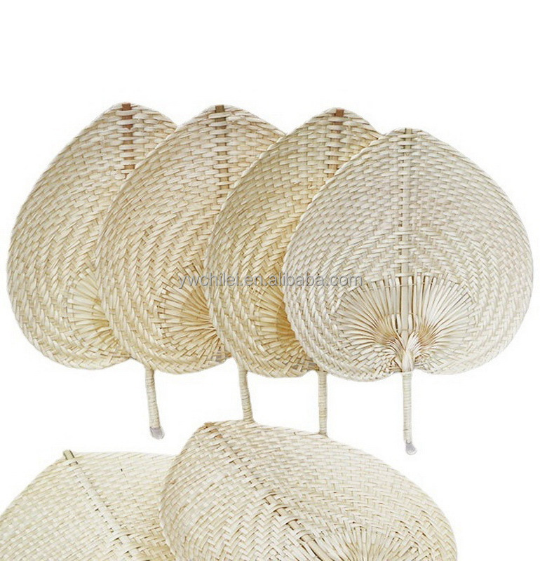 Handmade Bamboo Rattan Weaving Healing Fan Hand Fans