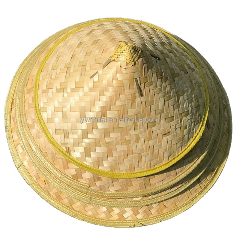 Asian Bamboo Coolie Japanese Weave Straw Vietnamese Farmer Hat