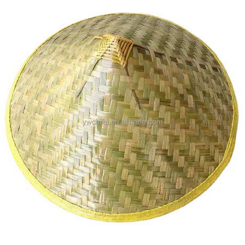 Asian Bamboo Coolie Japanese Weave Straw Vietnamese Farmer Hat