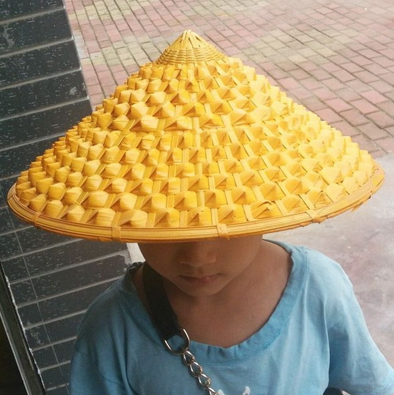 42cm Vietnamese Traditional Conical Coolie Hat