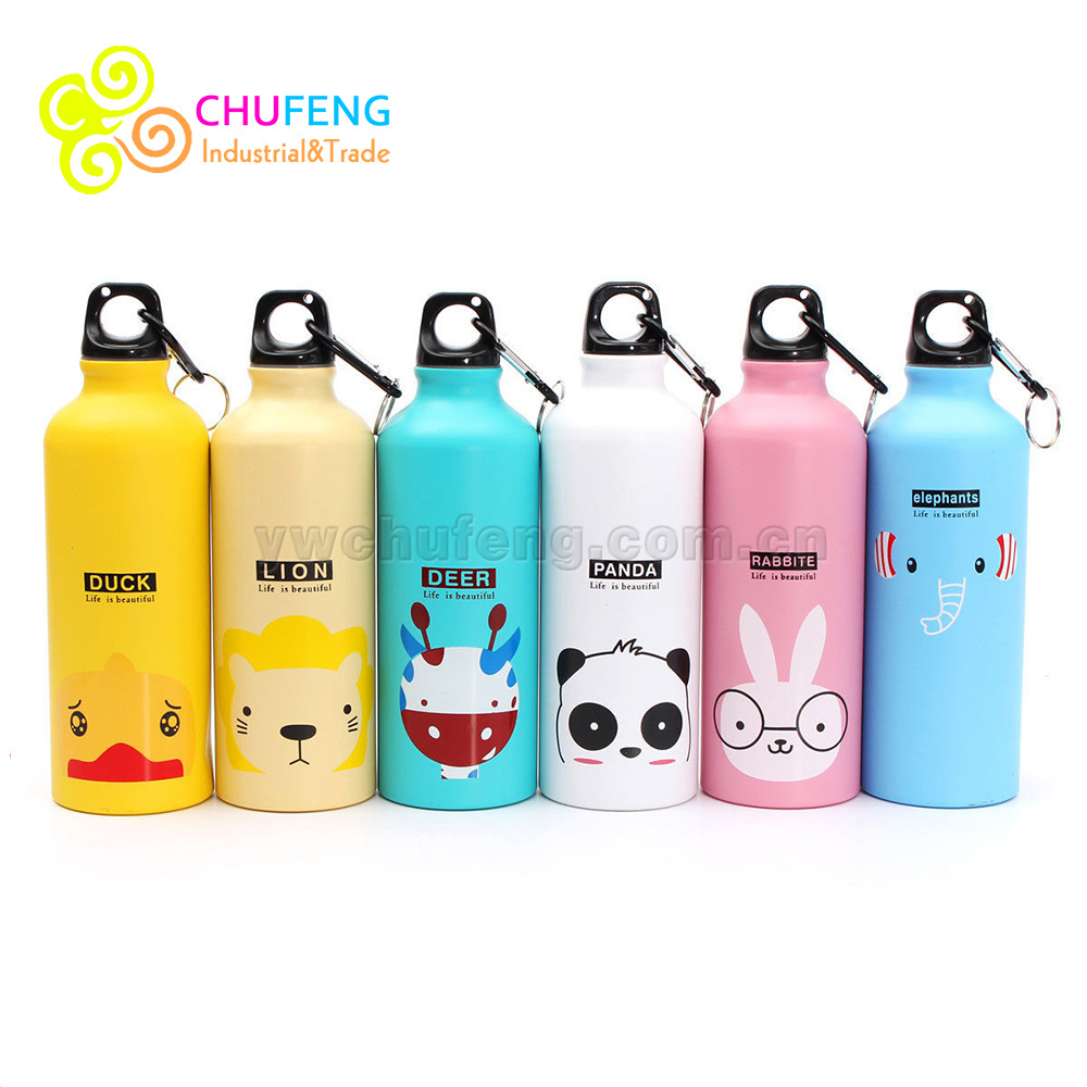 500ml Outdoor Sports Cute Cartoon Lovely Animals Water Bottle Cup Gift For Kids