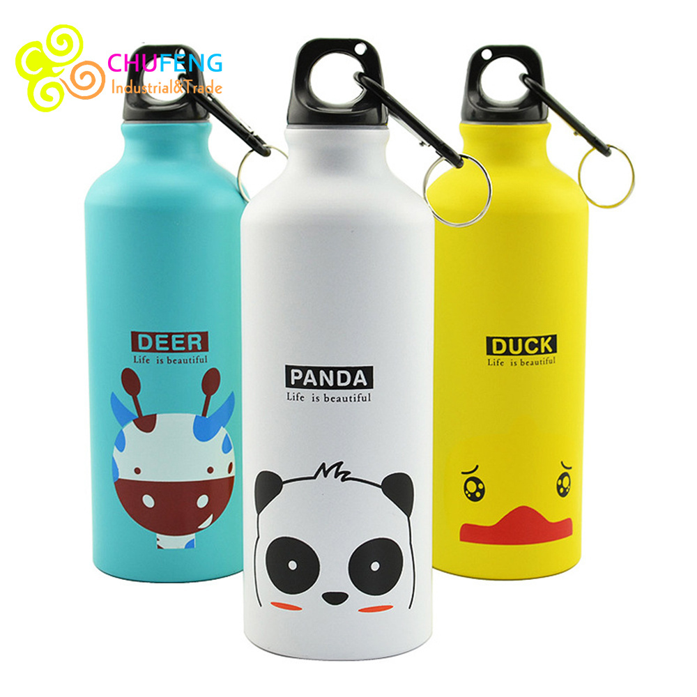 500ml Outdoor Sports Cute Cartoon Lovely Animals Water Bottle Cup Gift For Kids