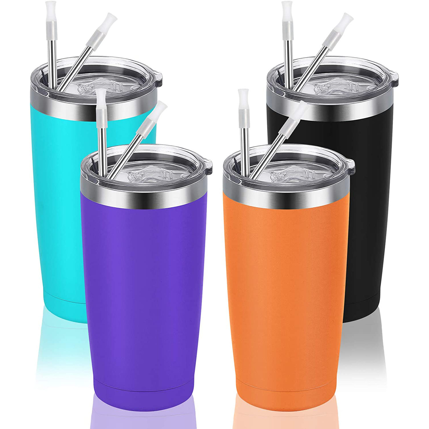 China Wholesale Product Skinny Tumbler Travel Coffee Mug 20oz Double Walled Stainless Steel Tumbler