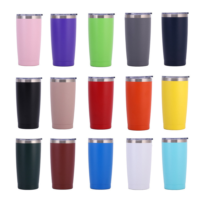 New Product Ideas 2021 30oz/20oz Stainless Steel Beer Tumbler Wholesale Plastic Coating