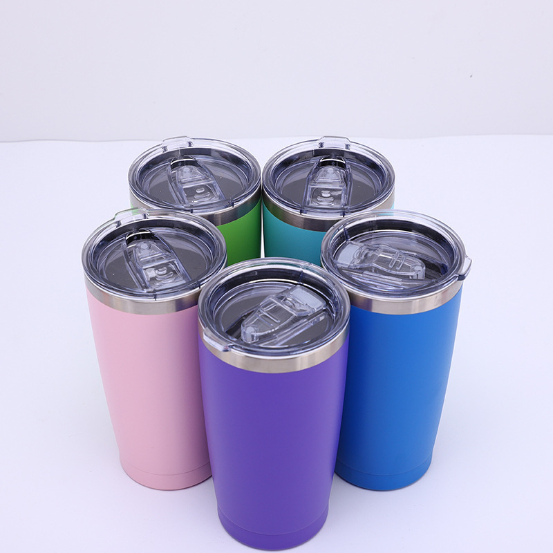 New Product Ideas 2021 30oz/20oz Stainless Steel Beer Tumbler Wholesale Plastic Coating