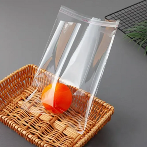 Transparent Plastic Packaging Clear OPP Micro Perforated Wicket Bread Bag for Toast Cake Cookies Vegetable Grapes Fruit Packing