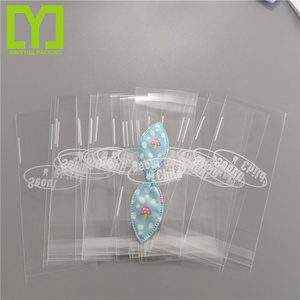 Wholesale High Quality Custom Self Adhesive Clear Opp Plastic Card Sleeves