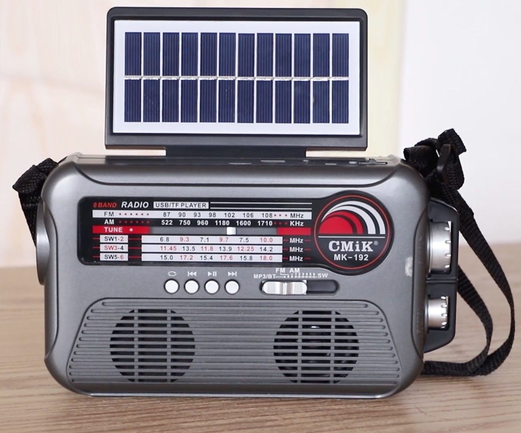 cmik mk-192 oem best price sonikas solaire fm am with drm earphone jack solar portable radio