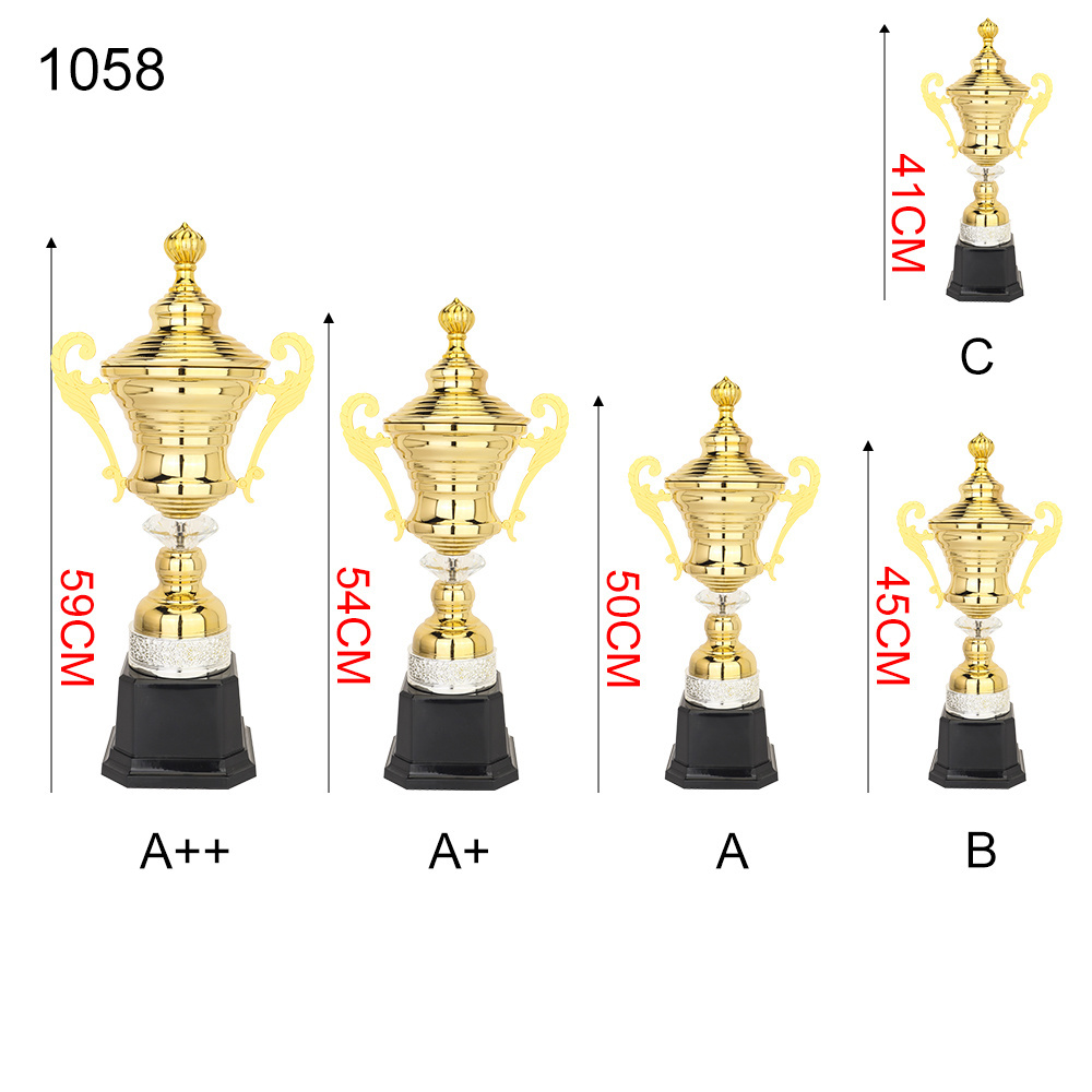 Trophy Cup Custom Medals And Trophies Brass Statue Souvenir Sports Gifts Custom Design Large Metal Trophy Cup