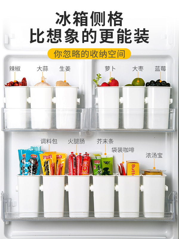 Storage Box of Refrigeratorside door household Food classification Fresh preservation box kitchen organizer