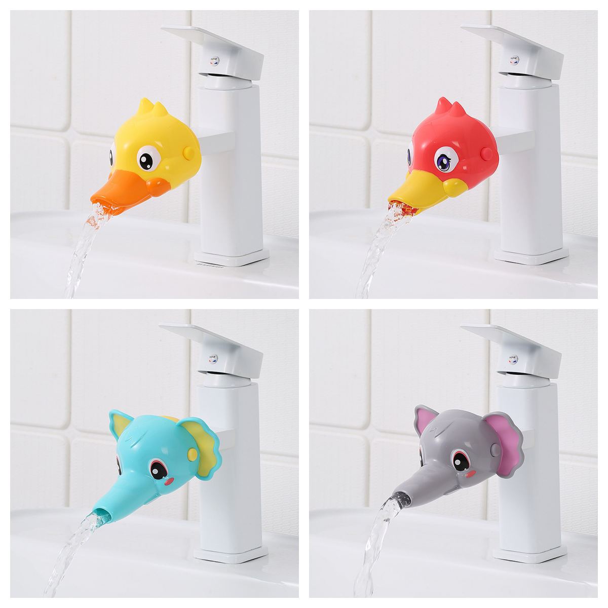 Cartoon Duck Baby Product Hand-washing Faucet Extender Baby Kids Safety Water Faucet Extender