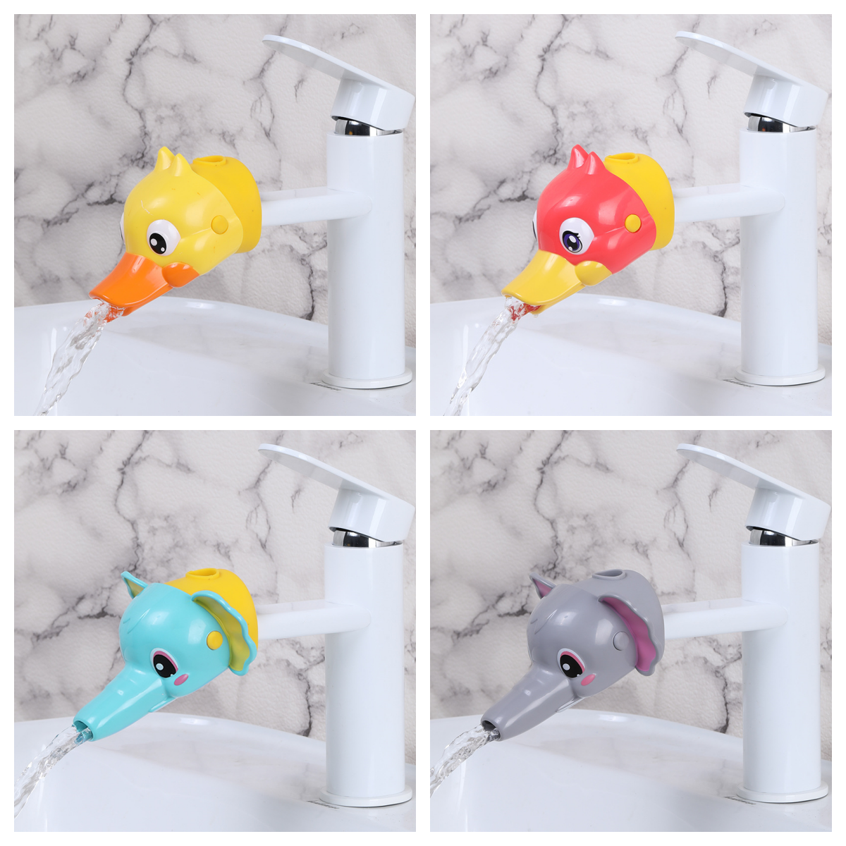 Cartoon Duck Baby Product Hand-washing Faucet Extender Baby Kids Safety Water Faucet Extender