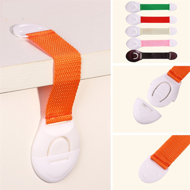 Logo Lock Protection Of Children baby's safety care Locking Doors For Baby's Safety Kids Plastic Protection Safety Lock