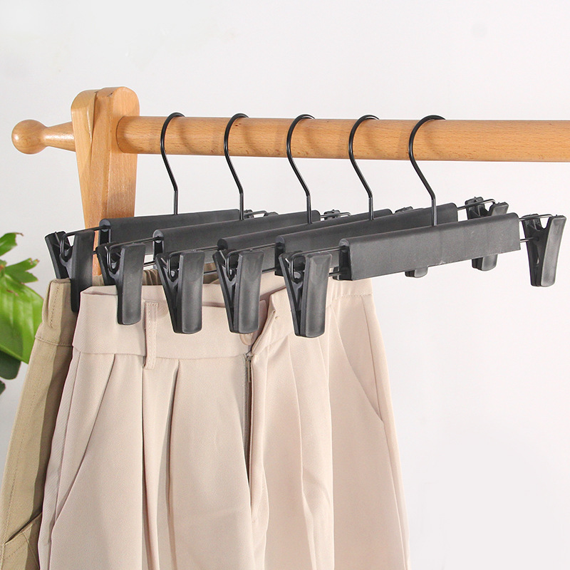 Pants Hanger with Clips household Clothing store Anti slip Pants shorts skirt socks Hat clip Hanging rack