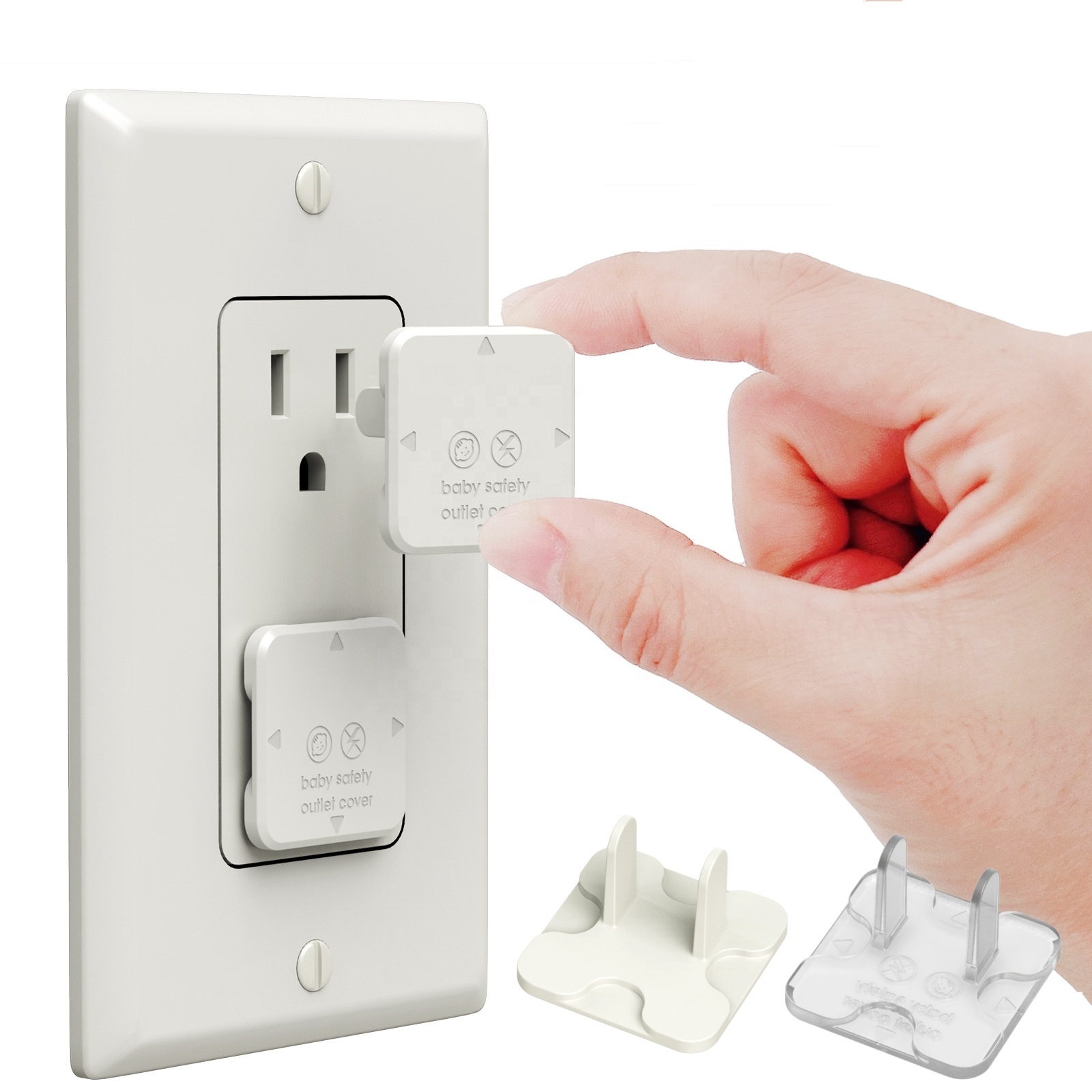 US Baby safety Power Socket protection cover Anti electric shock Child proof safety electrical protector outlet plug cover