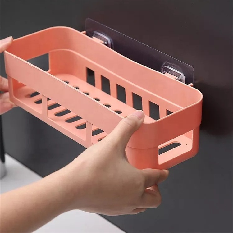 2022 New Bathroom Storage Rack Kitchen storage Home For Wall Shelf Makeup Organize Bathroom Shelving Wall Corner Storage