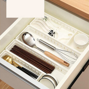 Drawer organizer Transparent kitchen tableware storage box Desktop stationery organizing small Drawer organizer