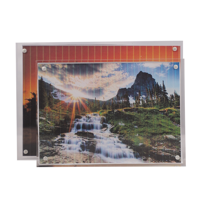 Acrylic Photo Picture Frame Factory Wholesale 98% UV-Anti Acrylic Photo Frame Magnetic Clear Acrylic Photo Frames 4x6