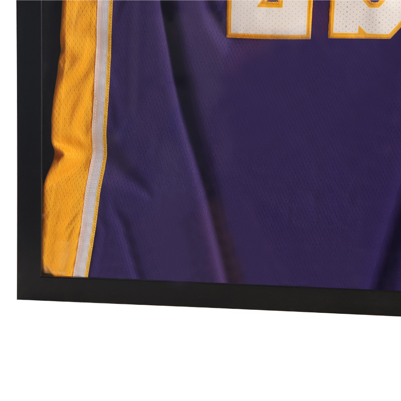 Basketball Jersey Frame Wall Mount Display Jersey Frame Shadow Box With Hangers Transparent T Shirt Display Frame