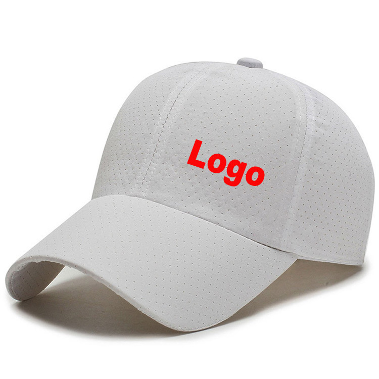 Promotional Men Women Spring Summer Quick-Drying Mesh Fitted Baseball Hats Custom Cool Fan Bicycling Climbing Sport Cap Hats