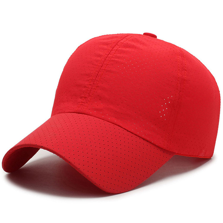 Promotional Men Women Spring Summer Quick-Drying Mesh Fitted Baseball Hats Custom Cool Fan Bicycling Climbing Sport Cap Hats