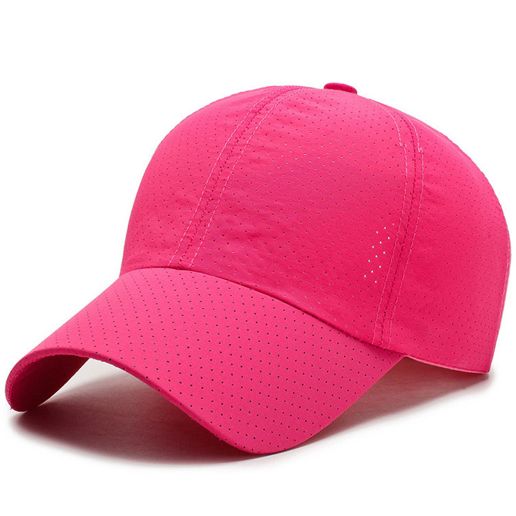 Promotional Men Women Spring Summer Quick-Drying Mesh Fitted Baseball Hats Custom Cool Fan Bicycling Climbing Sport Cap Hats