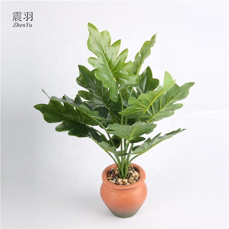 7 Fork Plastic Artificial Plants Green Grass plastic flower Plant For Wedding Home Decoration Table Decors