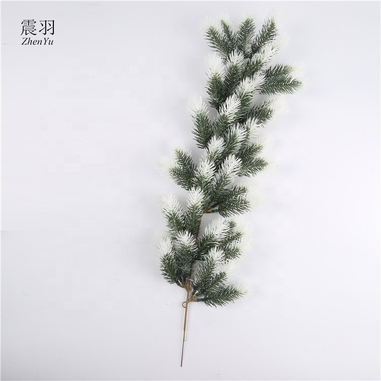 Artificial Pine Branches Plastic Pine Branch Accessories for Christmas DIY Craft Office Home Events Decor