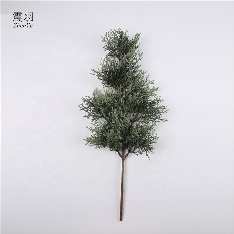 Artificial Green Pine Needles Branches Small Pine Twigs Stems for Christmas Flower Arrangements Wreaths and Holiday Decorations