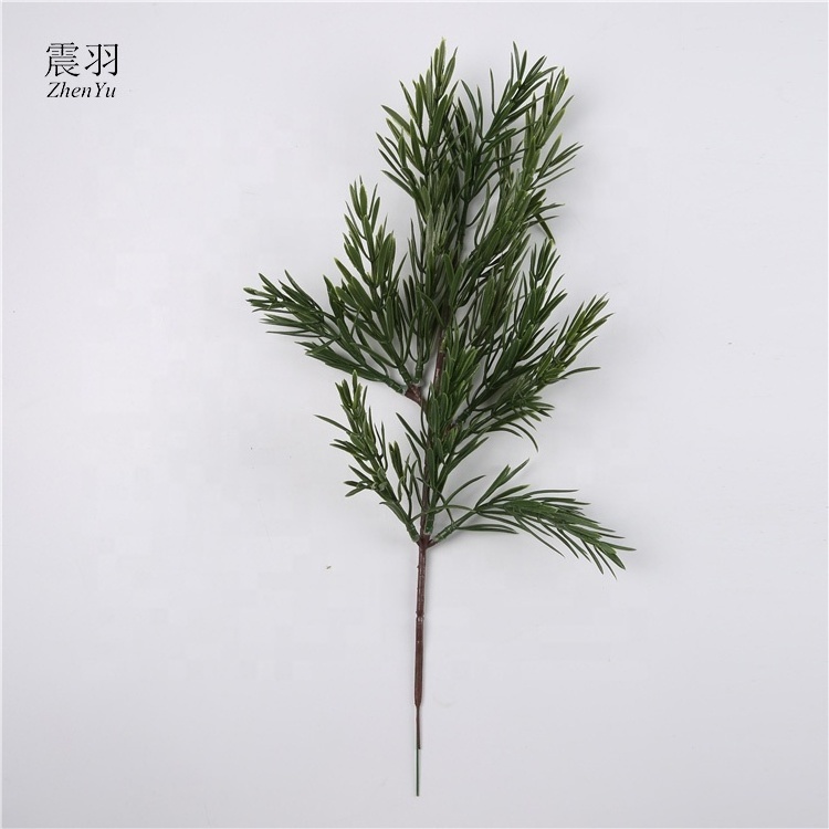 Artificial Green Pine Needles Branches Small Pine Twigs Stems for Christmas Flower Arrangements Wreaths and Holiday Decorations