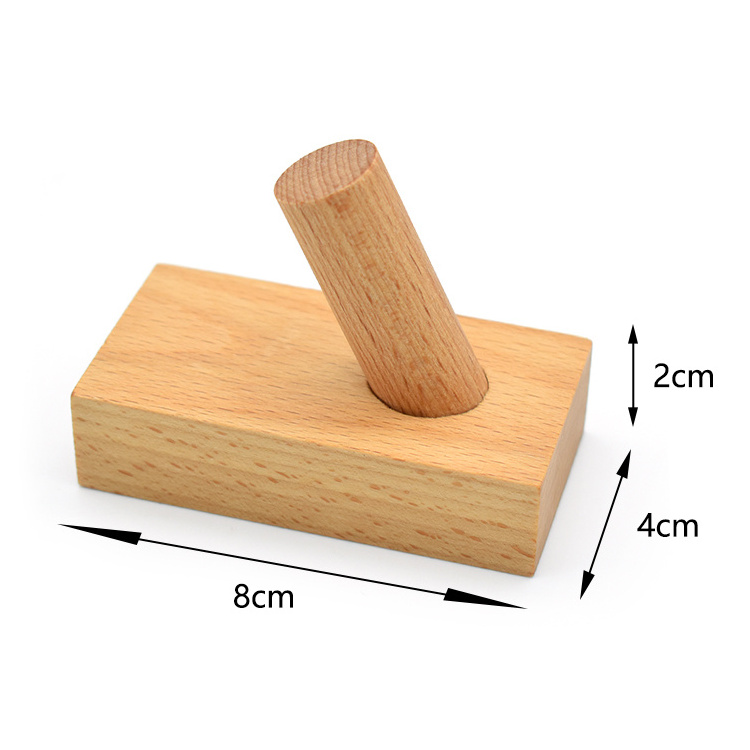 Wholesale wooden wall hook heavy duty hanging wall hooks for coat towels clothes bags